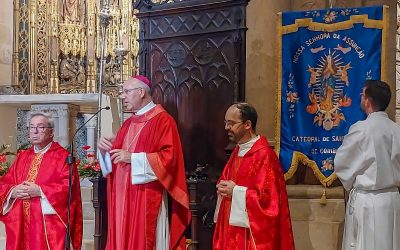 Bênção da bandeira paroquial da Sé Velha